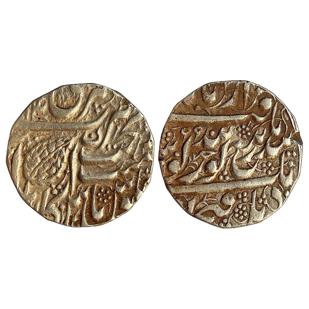 IK Sikh Empire Sher Singh VS 1884 Gobindshahi Couplet Amritsar Mint Silver Rupee