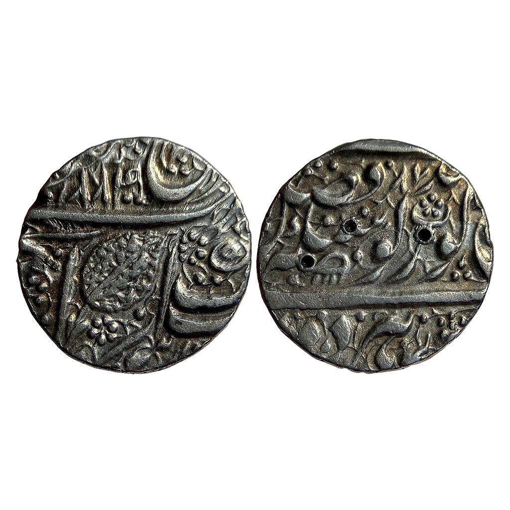 IK Sikh Empire Ranjit Singh VS 1884 Amritsar Mint NanakShahi couplet Silver Rupee