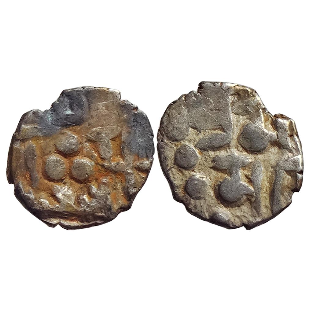 Samid Amirs of Multan Amir Muhammad-IV NM Silver Bilingual Damma Qanhari Dirham