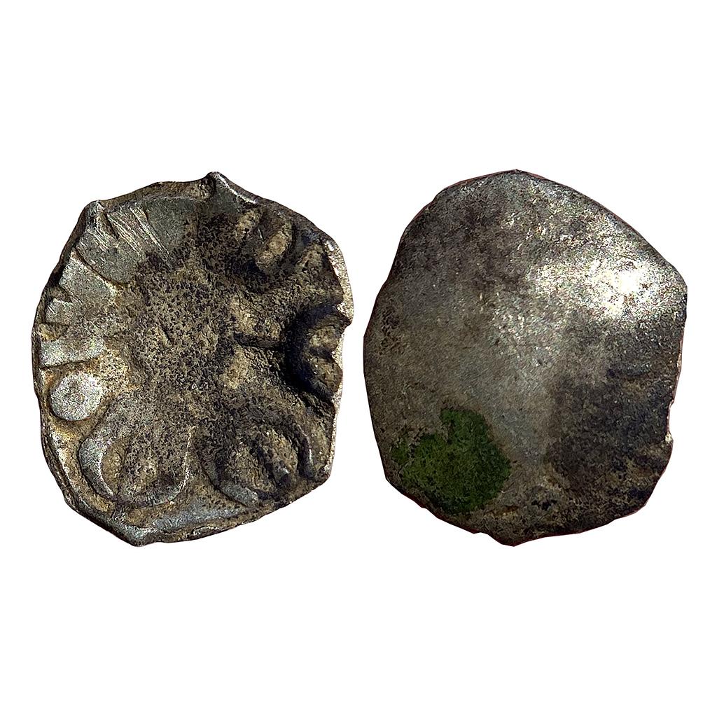 Ancient Punch Marked Coinage Gandhara Janapada Silver 1/2 Shana or 1/16 Shatamana