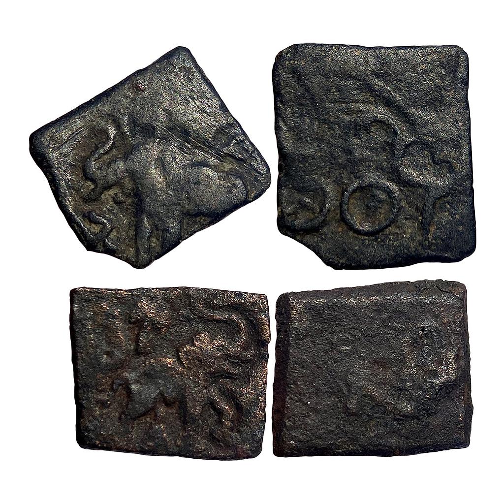 Ancient Ujjain region Set of 2 Coins Copper Unit
