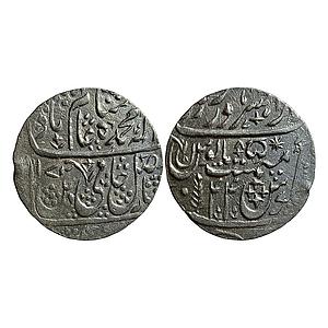 EIC Bengal Presidency INO Shah Alam II Dar-ul-Sarur Saharanpur Mint Silver Rupee