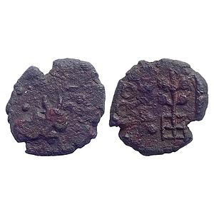 Ancient, Post-Mauryan, Mitras of Kaushmabi, "Jethmitra" Copper Unit