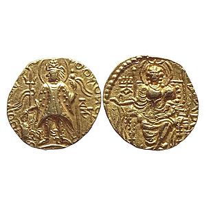 Ancient Kushanas Vasudeva II Gold Dinara
