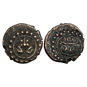 Hindu Medieval Madurai Nayakas Anonymous Copper Kaasu