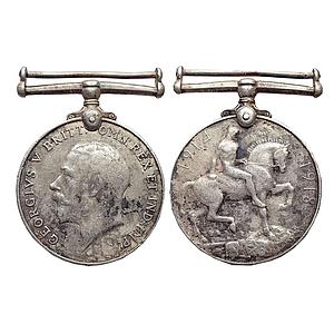 British War Medal George V Silver Medal