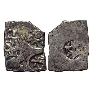 Ancient Punch Marked Coinage from lower Middle Ganga Valley Magadha Empire Series VIb Silv
