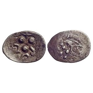 Early Medieval India Dynasty Pre-Islamic Hunnic Rulers Silver Dramma