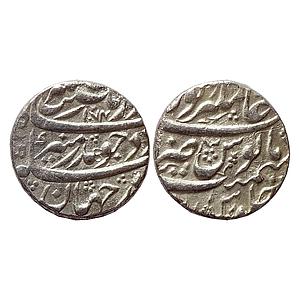 Mughal Aurangzeb Alamgirpur Mint Silver Rupee