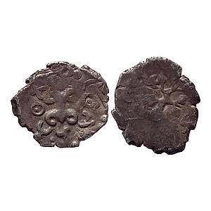 Ancient Punch Marked Coinage Saurashtra Janapada Silver 1/4 Karshapana