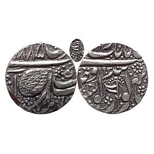 IK Sikh Empire Duleep Singh VS 1885 Amritsar Mint Nanakshahi Couplet Silver Rupee