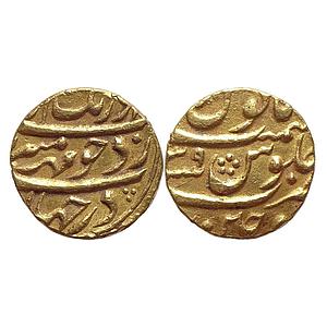 Mughal Aurangzeb Dar ul-Fath Ujjain Mint Gold Mohur