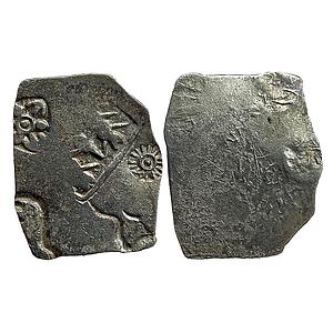 Ancient Punch Marked Coinage Archaic Series attributed to Magadha Janapada Series I Silver
