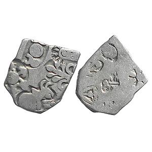 Ancient Punch Marked Coinage Magadha Empire Series IVd Silver Karshapana