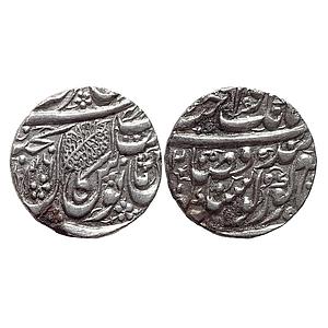 IK Sikh Empire Sikhs Misls Gulab Singh VS 1846 Amritsar Mint Nanakshahi Couplet Silver Rup