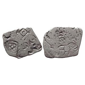 Ancient Punch Marked Coinage from lower Middle Ganga Valley Magadha Empire Series III Silv