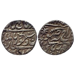 IPS Jodhpur State Takhat Singh INO Shah Alam II Pali Mint Silver Rupee
