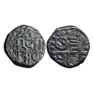 IK Maratha Confederacy INO Chhatrapati Shivaji Copper Shivrai Paisa