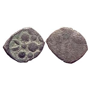 Ancient Punch Marked Coinage from Central India Avanti Mahajanapada Late type Silver Fract