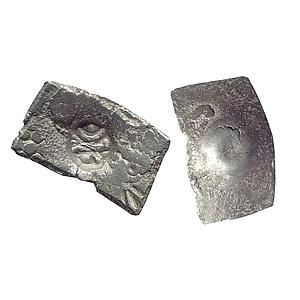 Ancient, Archaic Series PMC, attributed to Shakya Janapada, Narhan hoard type, Silver 5 Sh