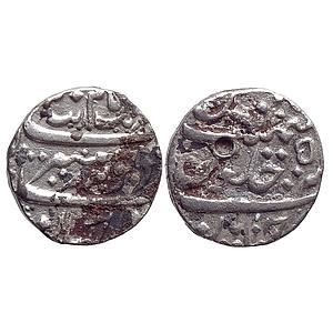 EIC Madras Presidency INO Aurangzeb Chinapatan Mint Silver Rupee