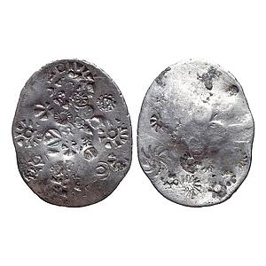 Ancient Archaic Punch Marked Coinage from middle Ganga valley Kashi Mahajanapada AABC type
