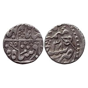 IPS Jaipur State Pratap Singh INO Shah Alam II Sawai Madhopur Mint Silver Rupee