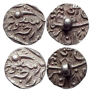 IPS Jodhpur State Umaid Singh INO George V Set of 2 Coins Silver 1/8 Rupee