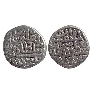 Delhi Sultan Tughluq Shah II Hadrat Delhi Mint Billon 5/6th Tanka
