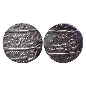 IPS Awadh State Sadat Ali Khan II INO Shah Alam II Muhammadabad Banaras Mint Silver Rupee