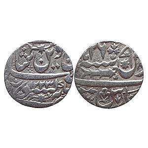 IPS Awadh State Sadat Ali Khan II INO Shah Alam II Muhammadabad Banaras Mint Silver Rupee