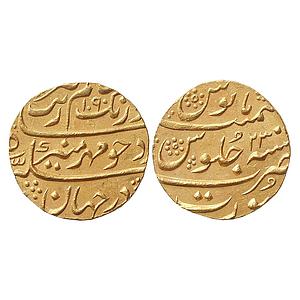 Mughal Aurangzeb Surat Mint Gold Mohur