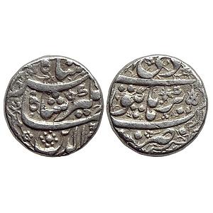 Mughal Jahangir Burhanpur Mint Ilahi Month Di Capricon Silver Rupee