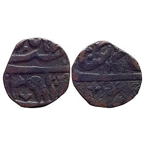 IK Rohilkhand INO Shah Alam II Najibabad Mint Copper Takka