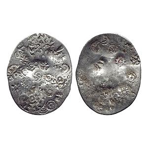 Ancient Archaic Punch Marked Coinage from middle Ganga valley Kashi Mahajanapada ABBC type