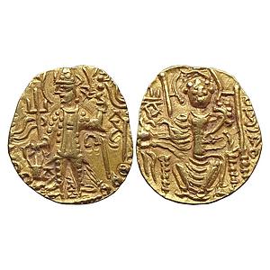 Ancient Kushanas Vasudeva II Gold Dinara