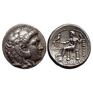 Ancient World Selucid Empire Selucus Nicator Silver Tetradrachm