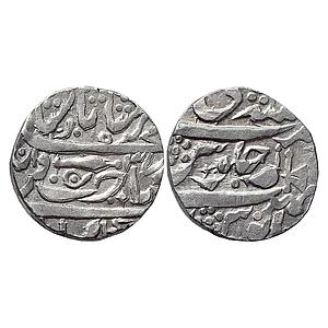 IPS Gwalior State Daulat Rao INO Muhammad Akbar II Jean Baptiste Filose Isagarh Mint Silve