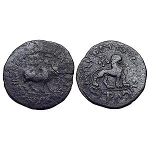 Ancient Indo-Scythians Azes Bronze Unit