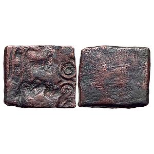 Ancient Punch Marked Coinage Eran Region Copper Unit