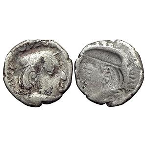 Ancient Gujarat Western Kshatraps Kardamaka family Silver Dramma
