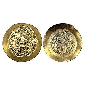 Ancient Kushano-Sassanian Kidarite Huns Varahan Gold Dinara