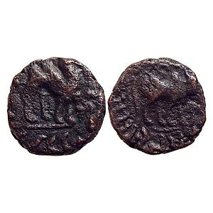 Ancient Kushans Kujala Khadphisis Copper Unit