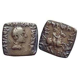 Ancient Indo-Greeks Philoxenus Silver Drachm