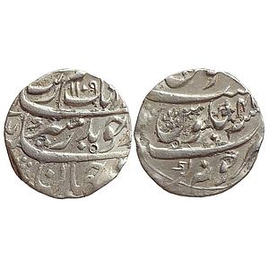 Mughal Aurangzeb Junagadh Mint Silver Rupee