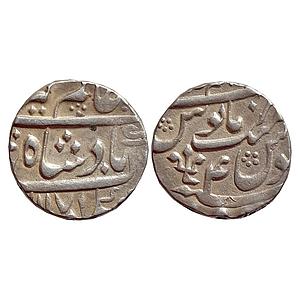 IK Nawabs of Bengal INO Alamgir II Azimabad Mint Silver Rupee