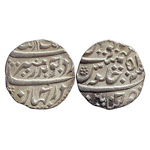 EIC Madras Presidency INO Aurangzeb Chinapatan Mint Silver Rupee