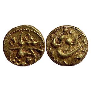 IK Maratha Confideracy INO Muhammad Shah Guti Gooty Mint Gold Pagoda