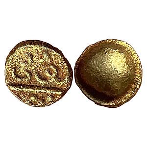 Adil Shahs of Bijapur Sultan Muhammd Adil Shah Gold Fanam