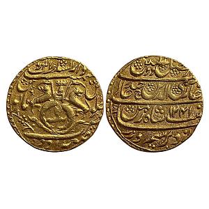 IPS Awadh State Ghazi-ud-din Haider Dar us- Sultanat Lakhnau Subah Awadh Mint Gold Ashrafi